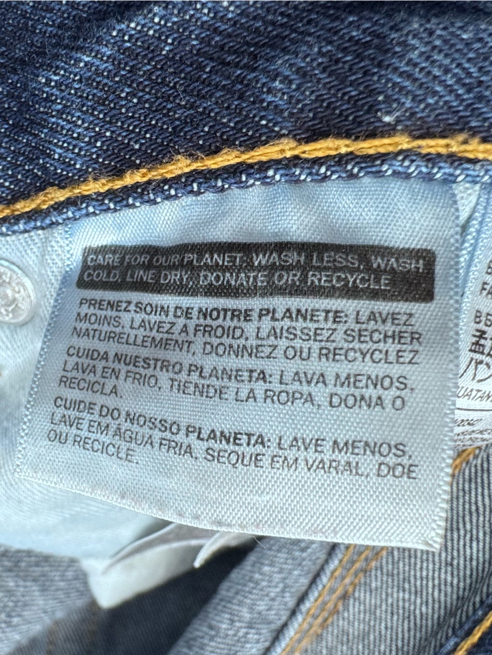 Levi’s 505 Regular Fit Jeans Men’s 36x32 Dark Wash Denim Pants - Picture 8 of 13